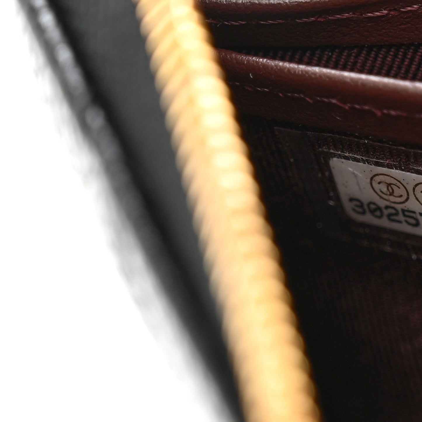 Caviar Quilted Large Gusset Zip Around Wallet Black