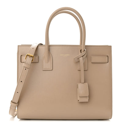 Saint Laurent Calfskin Baby Sac De Jour Dark Beige 1 of 10