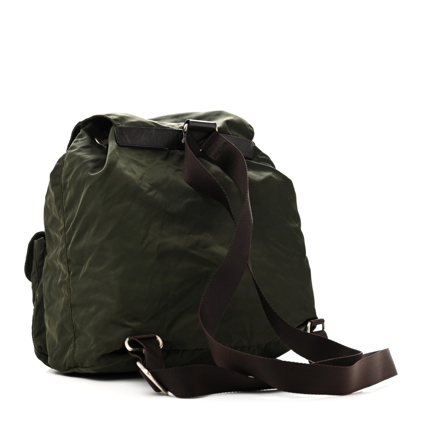 Tessuto Nylon Vela Small Backpack Fumo