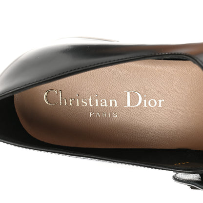 Christian Dior Brushed Calfskin Uniform 30mm Pumps 37 Black 7 of 10