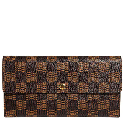 Louis Vuitton Damier Ebene Sarah Wallet 1 of 8