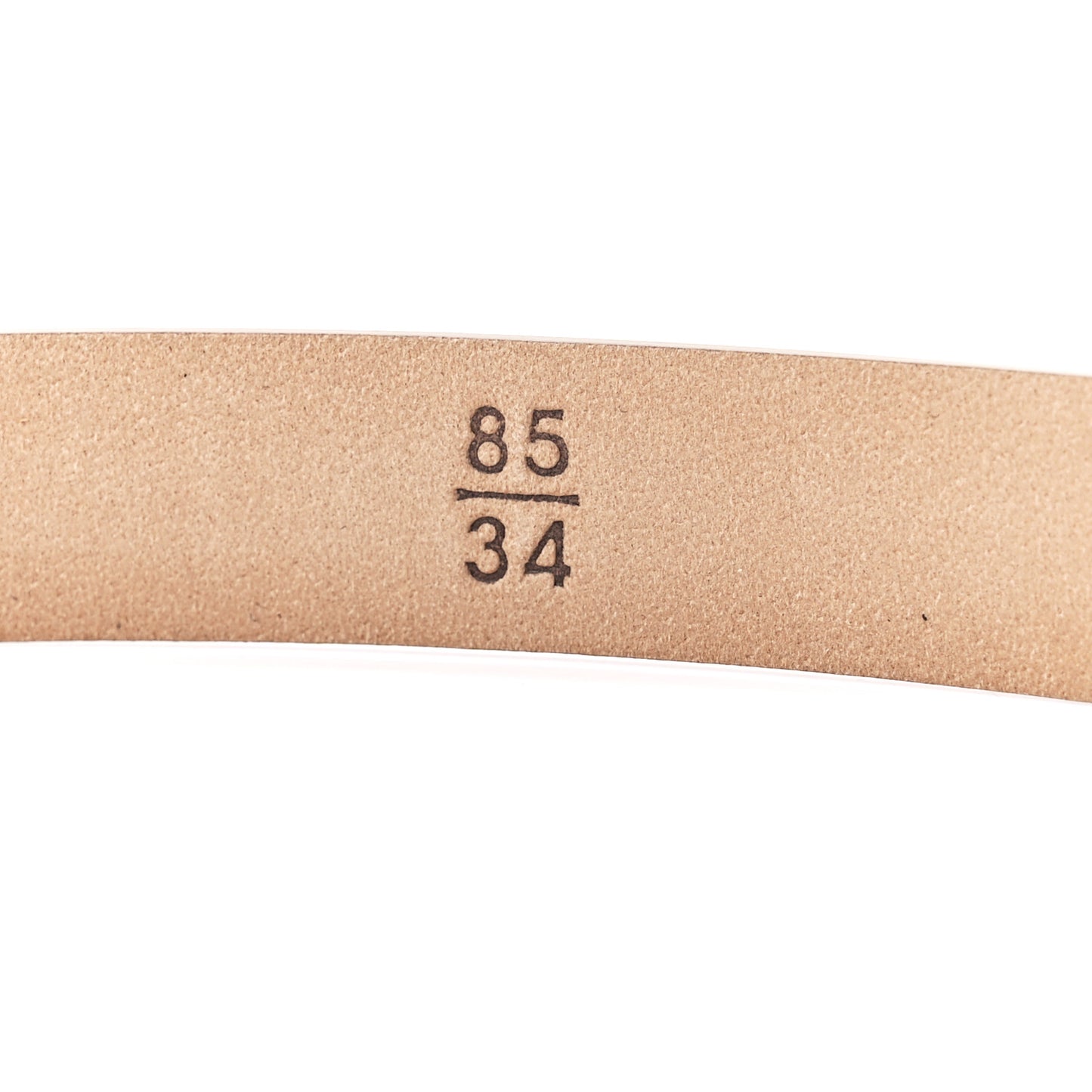 Metallic Lambskin CC Logo Skinny Belt 85 34 Gold