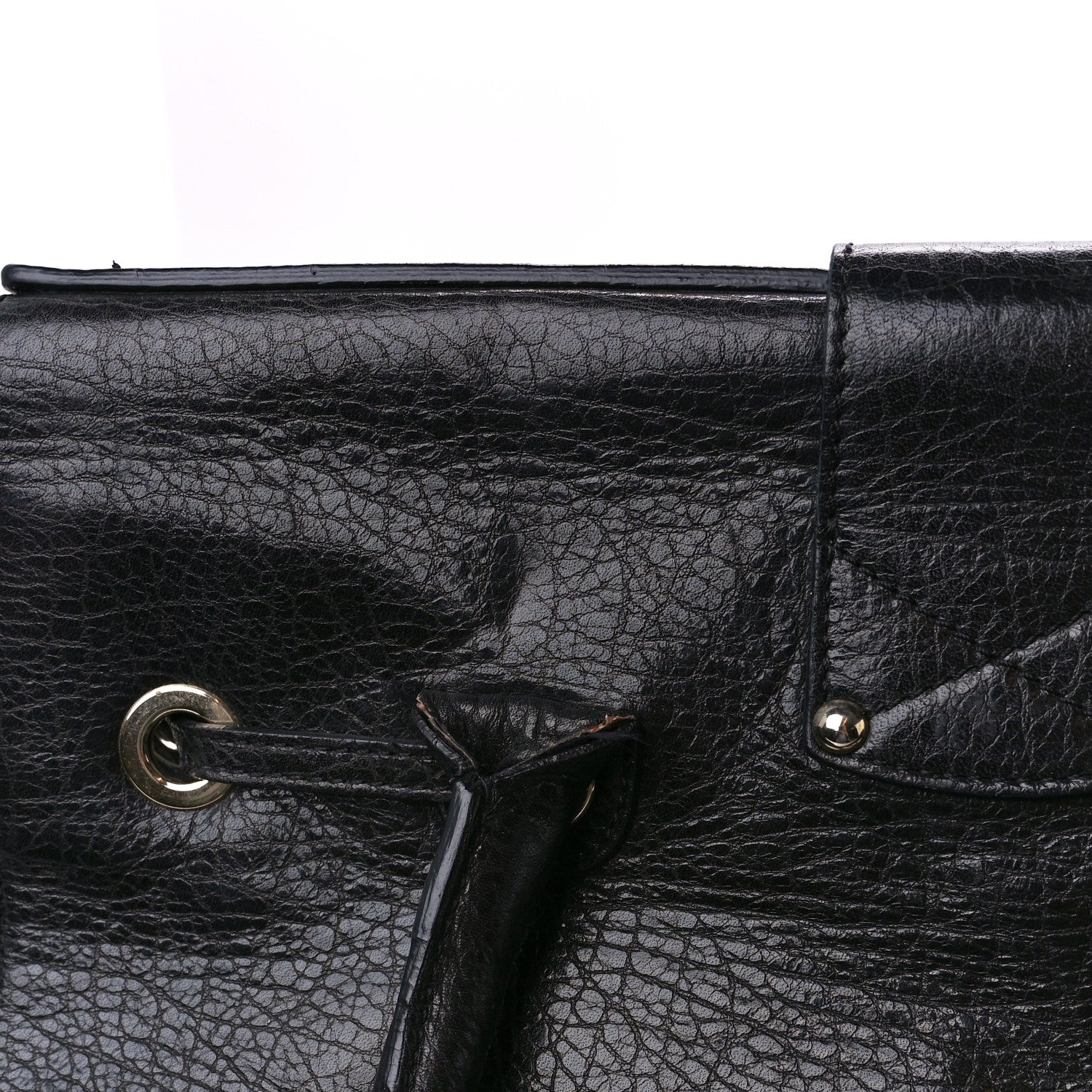 Jimmy Choo Grainy Calfskin Rosalie Satchel Black 13 of 13