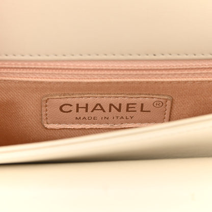Chanel Calfskin Coco Eyelets Small Flap Bag Ivory 7 of 16