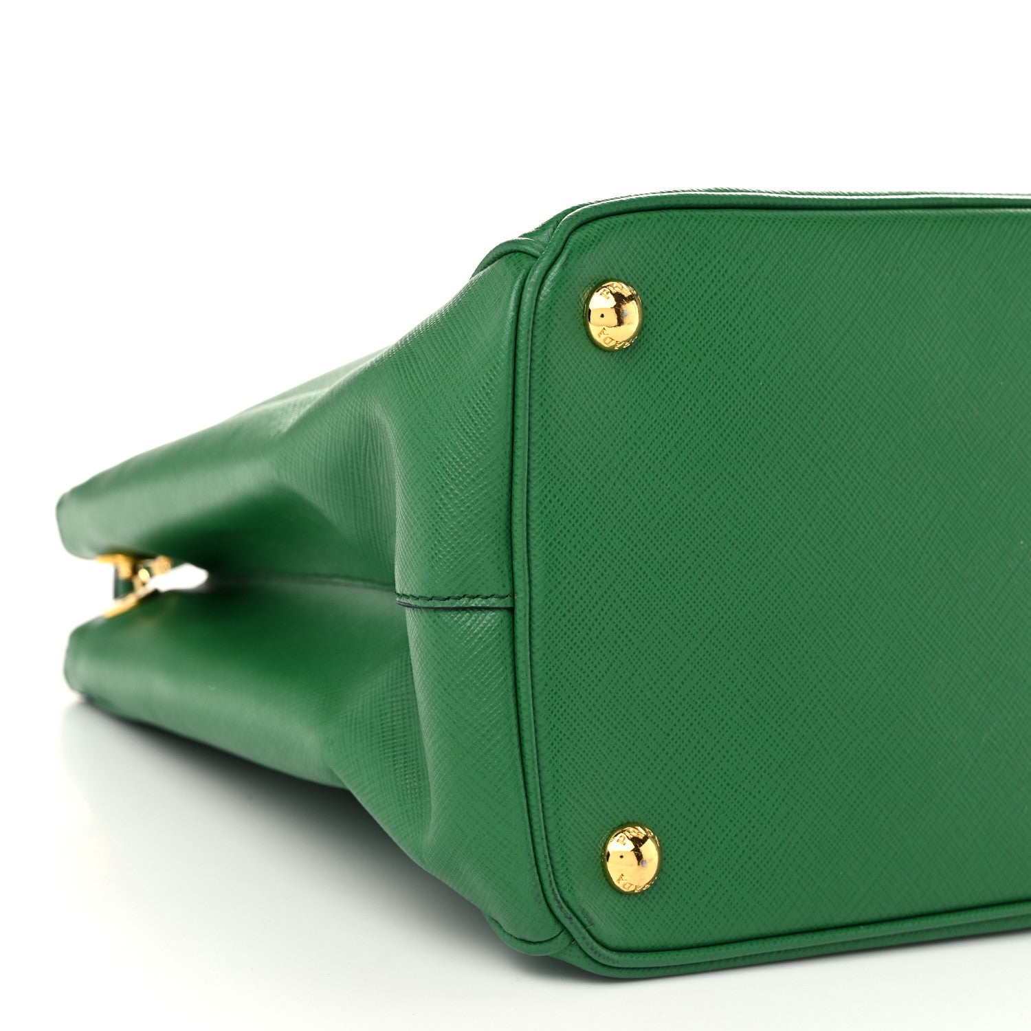 Prada Saffiano Medium Galleria Double Zip Tote Verde 9 of 12