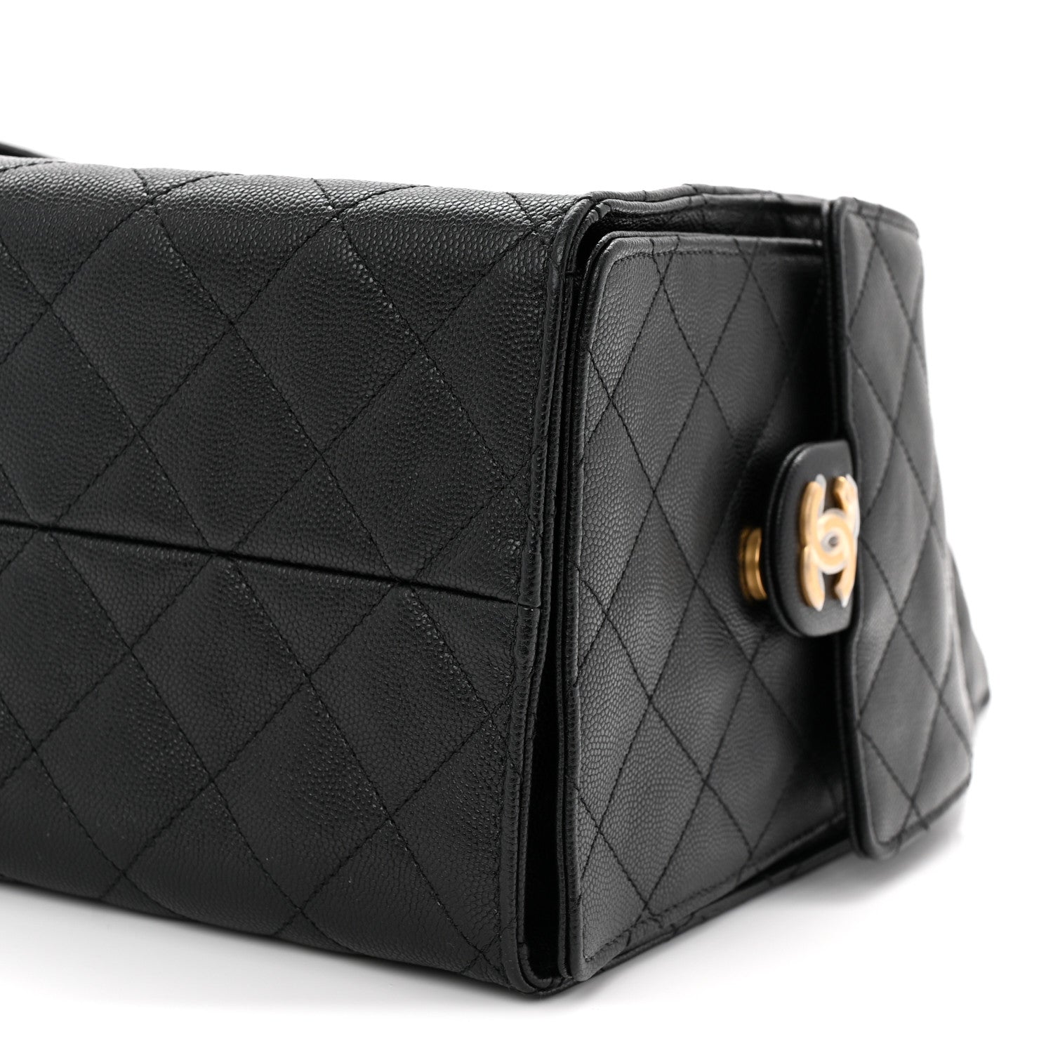 Chanel Caviar Quilted Medium Chanel 25 Handbag Black 11 of 13