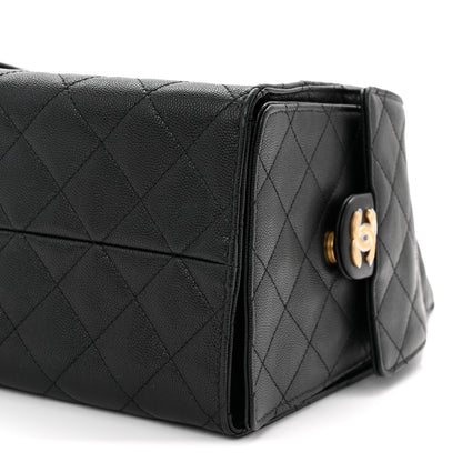 Chanel Caviar Quilted Medium Chanel 25 Handbag Black 11 of 13