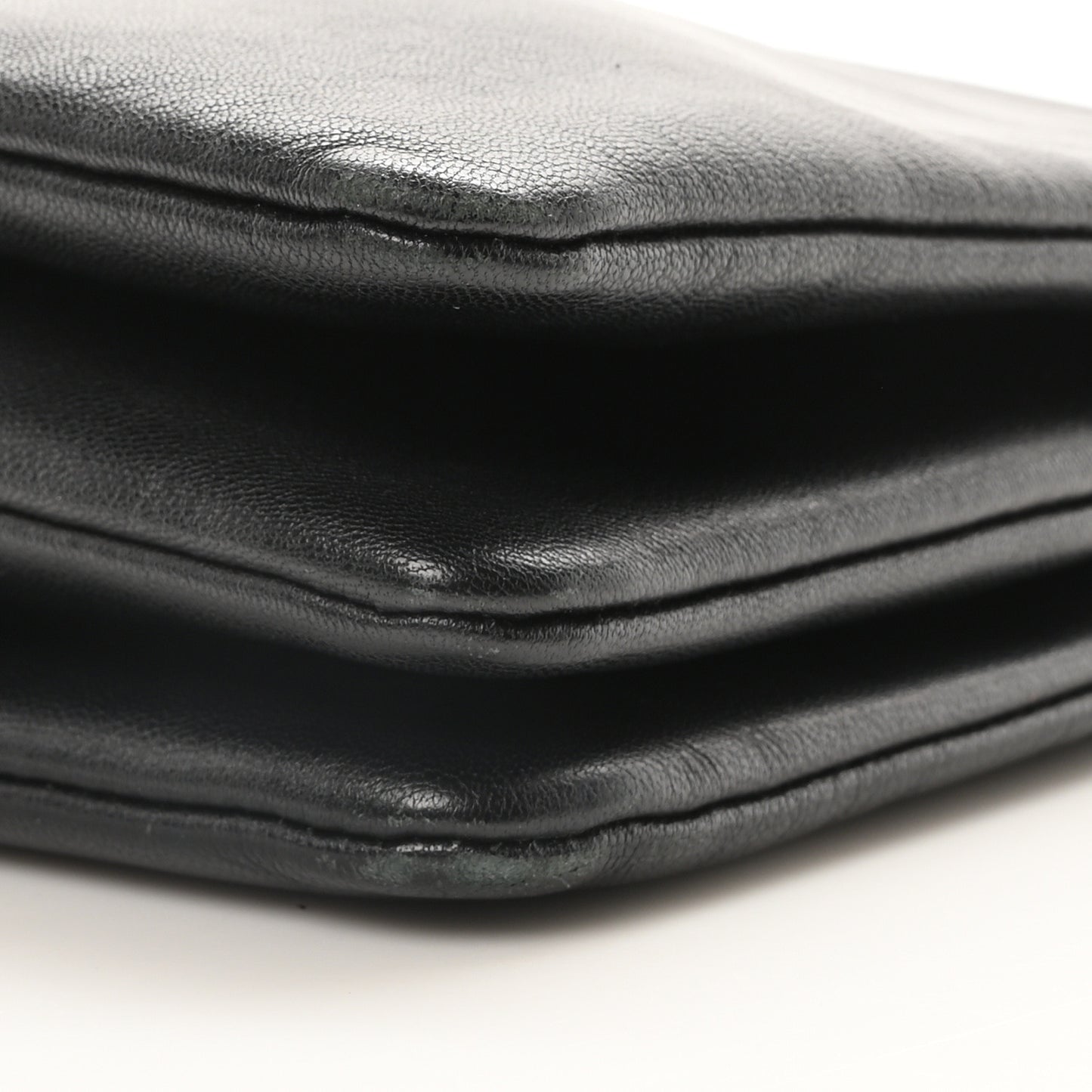 Lambskin Small Trio Crossbody Bag Black