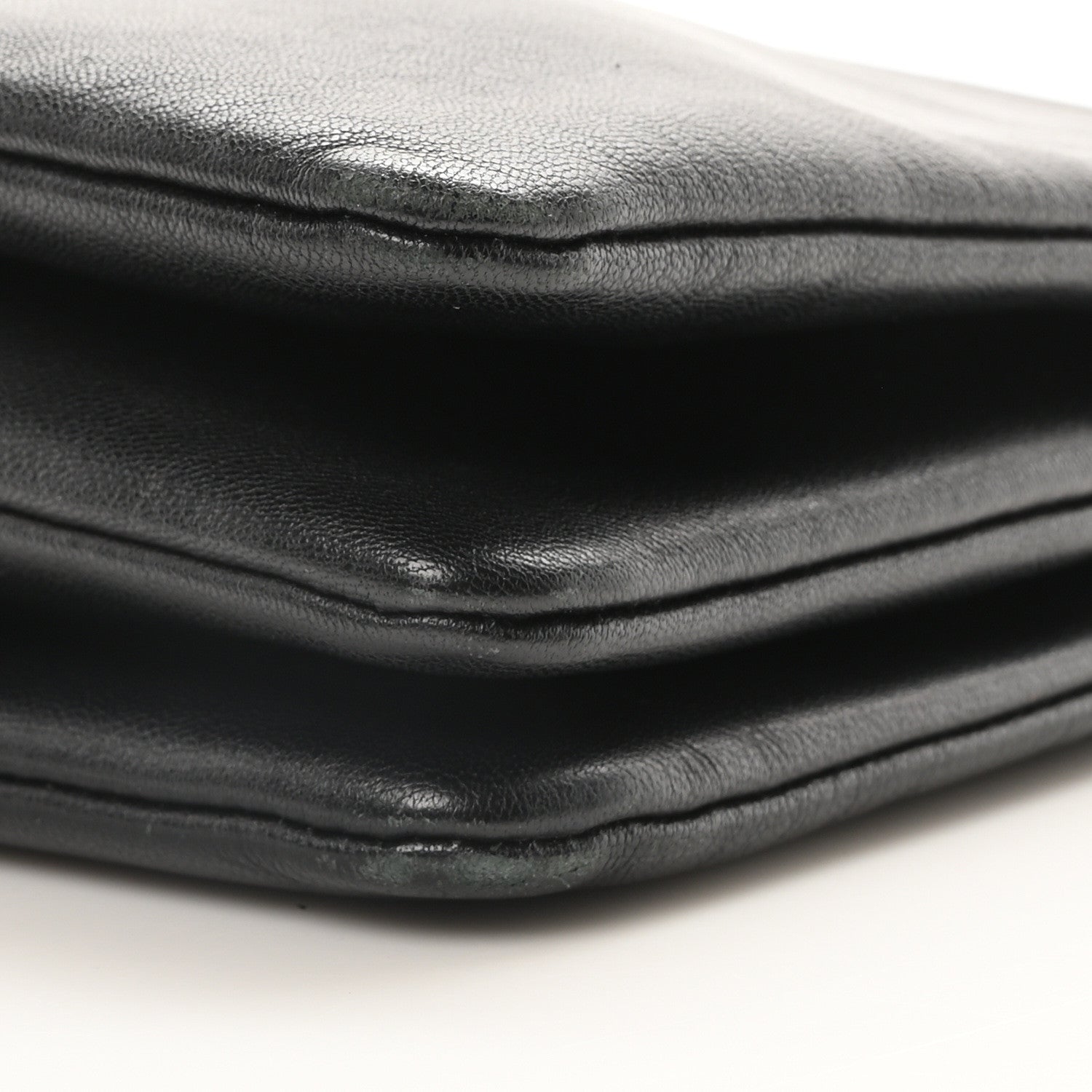 Celine Lambskin Small Trio Crossbody Bag Black 11 of 11