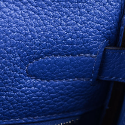 Hermes Taurillon Clemence Kelly Retourne 32 Bleu Electrique 11 of 28