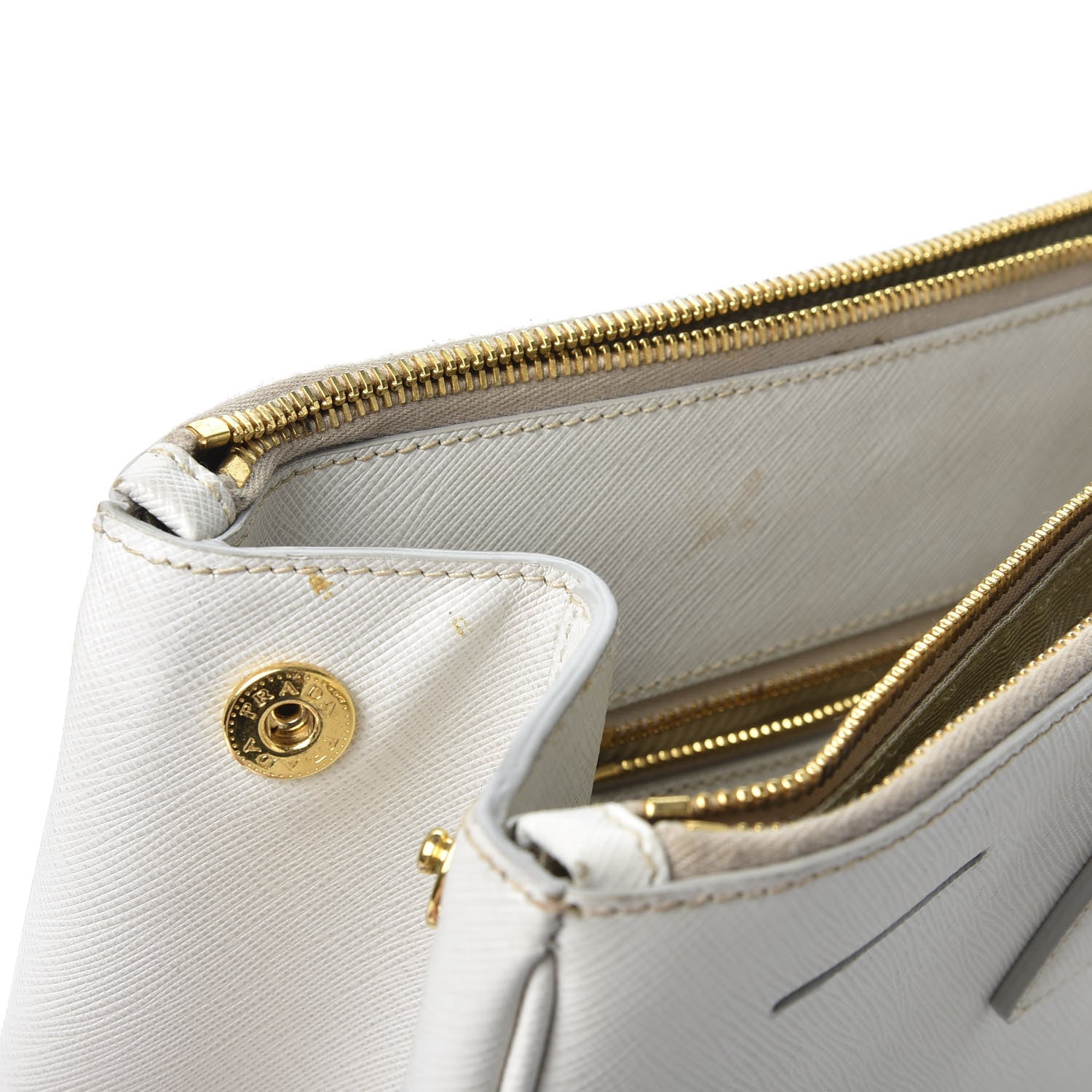 Prada Saffiano Lux Large Tote Pomice 11 of 13