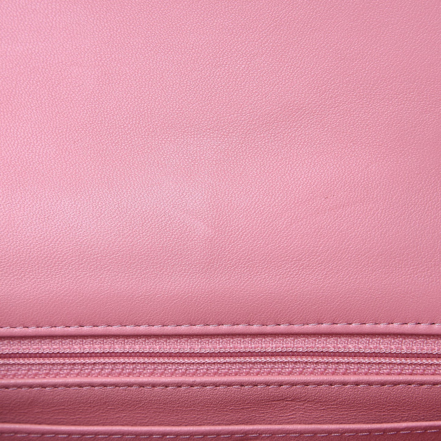 Lambskin Quilted Mini Rectangular Flap Pink