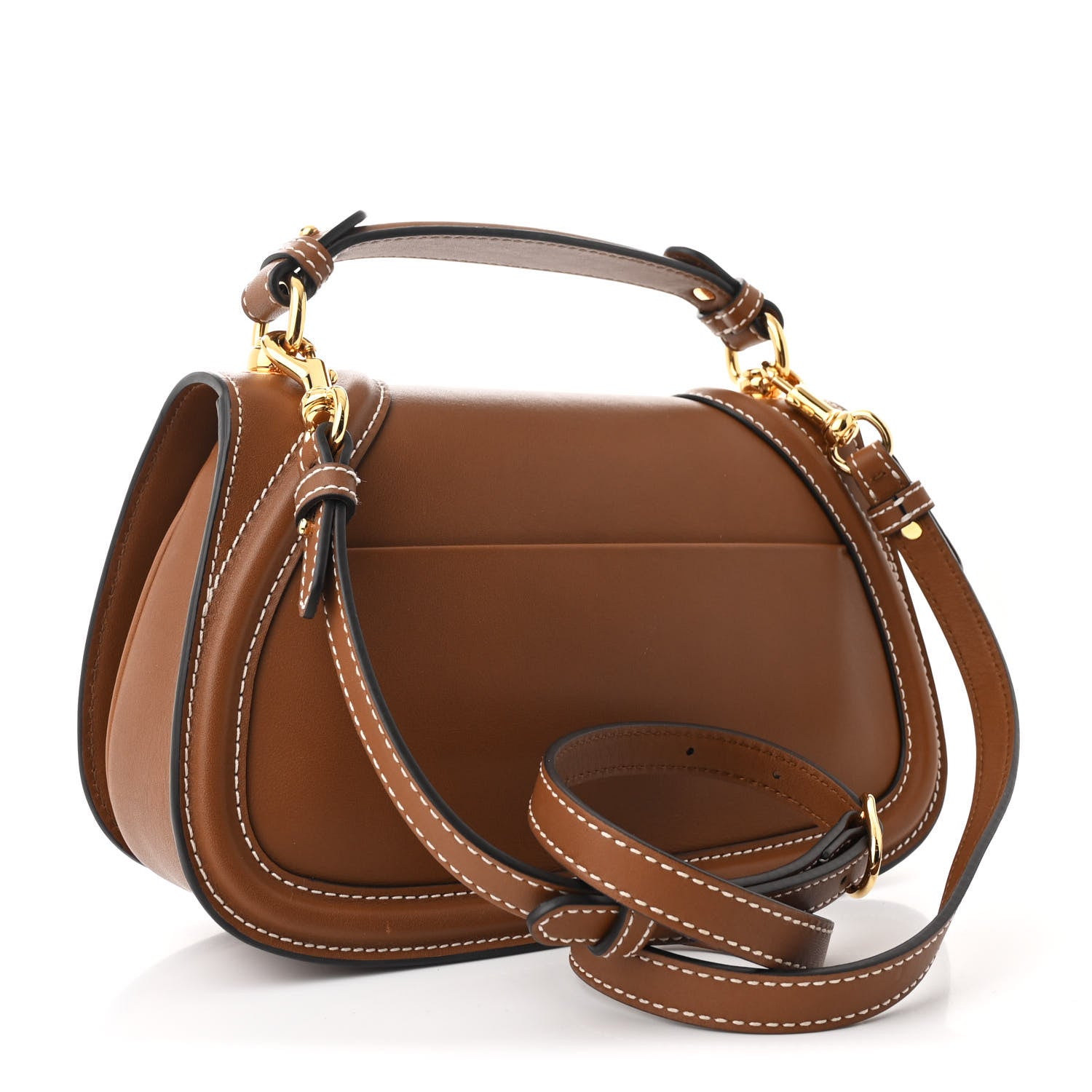 Gucci Roxy Calfskin Medium Blondie Top Handle Bag Brown 3 of 10