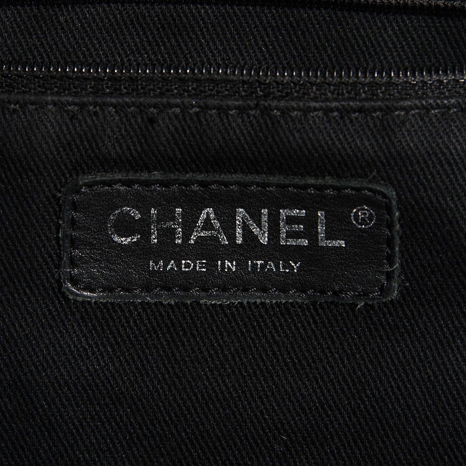 Chanel Vinyl Quilted Large In The Business Tote Black 6 of 9