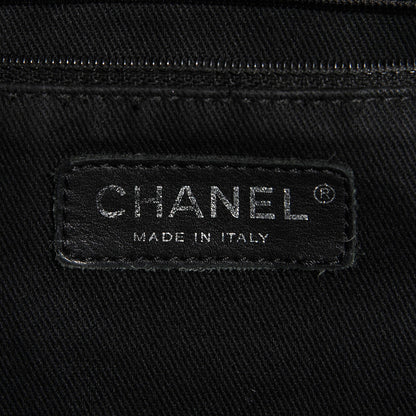 Chanel Vinyl Quilted Large In The Business Tote Black 6 of 9