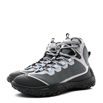 Christian Dior Technical Mesh Mens Diorizon Hiking Boots 41 Dark Grey 3 of 9