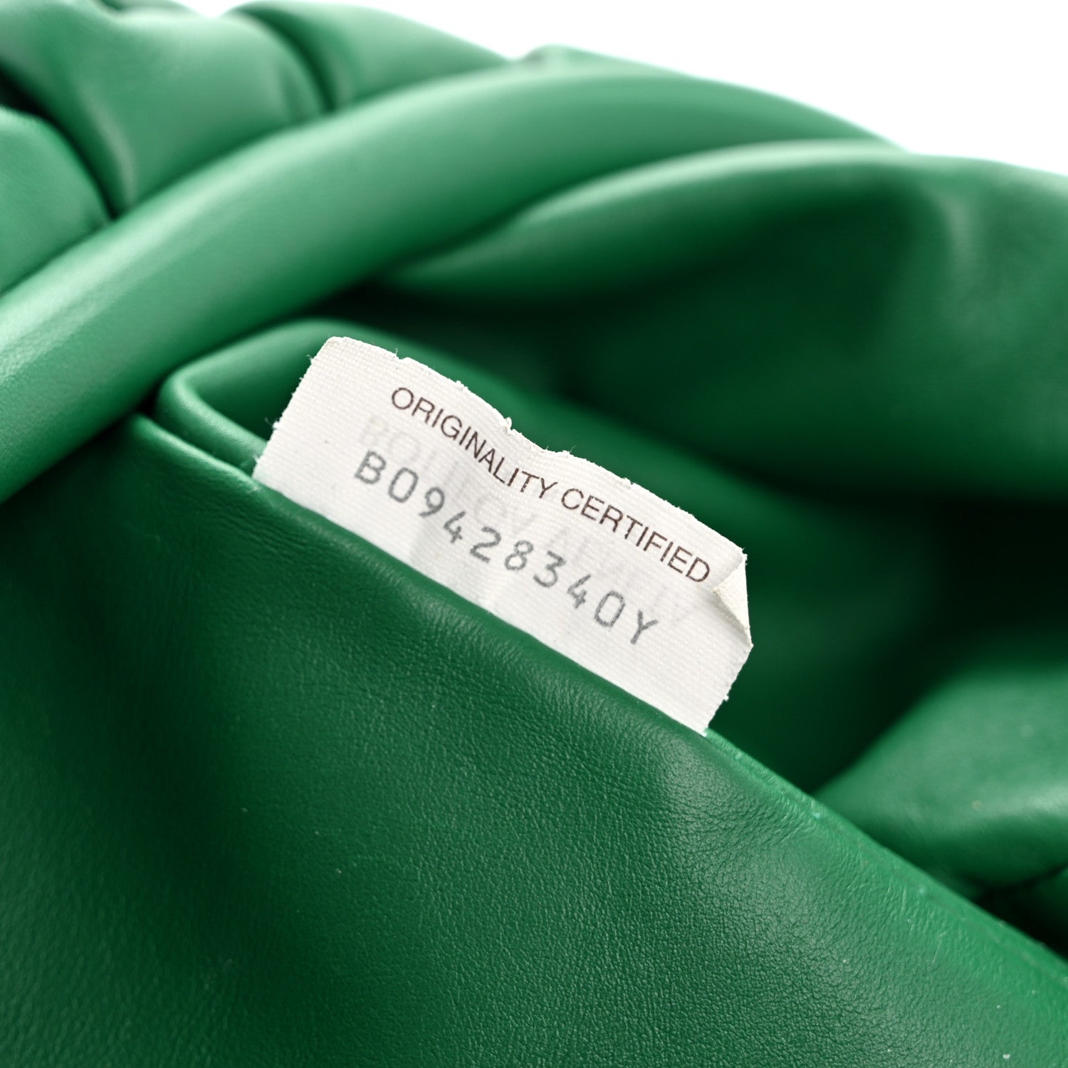 Bottega Veneta Smooth Butter Calf The Pouch Oversized Clutch Racing Green 8 of 12