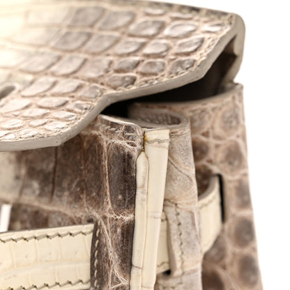 Hermes Matte Niloticus Crocodile Himalaya Birkin 30 Blanc 48 of 56