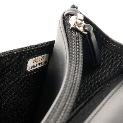 Chanel Caviar Timeless CC Wallet on Chain WOC Black 8 of 9