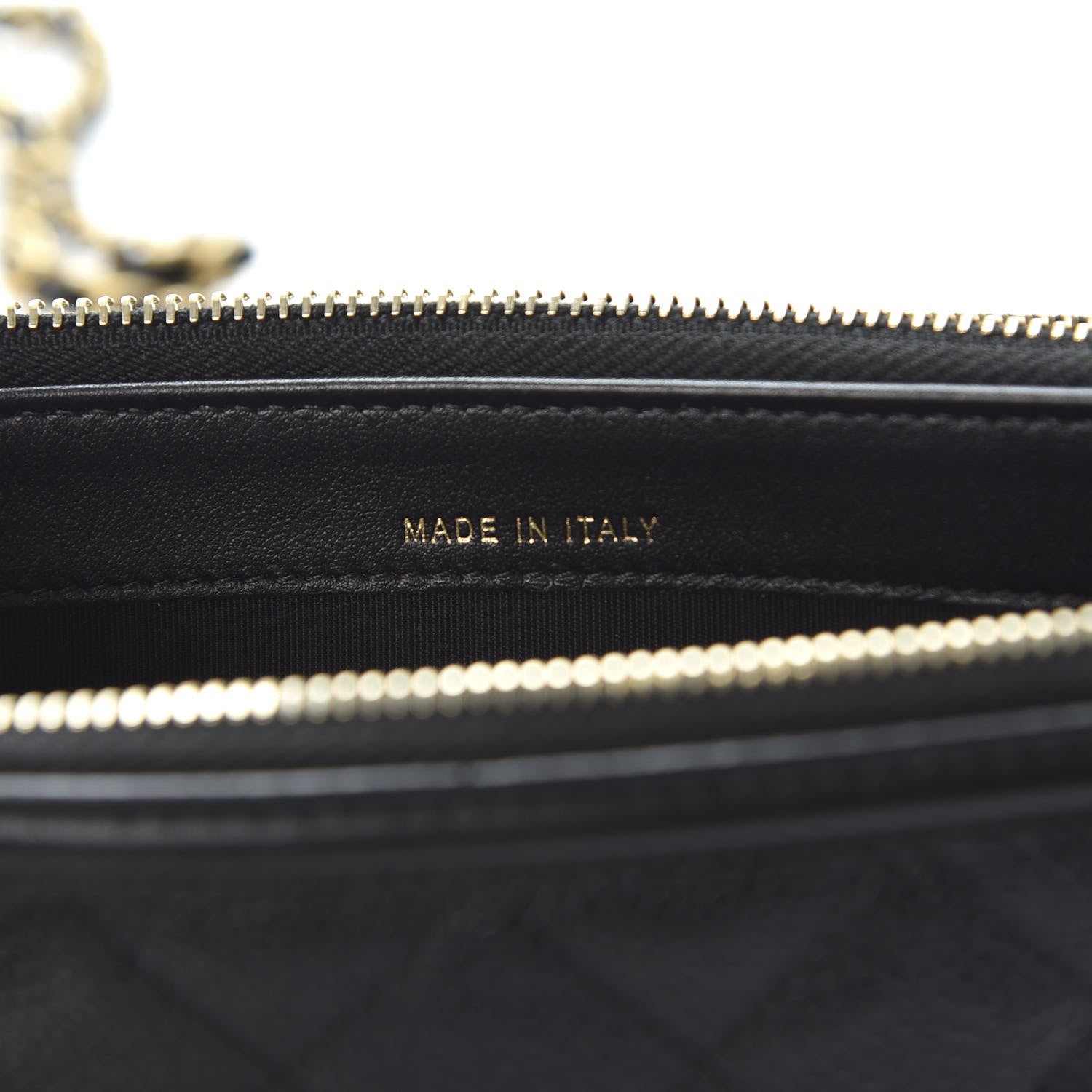 Chanel Caviar Quilted CC Filigree Clutch With Chain Black 8 of 13