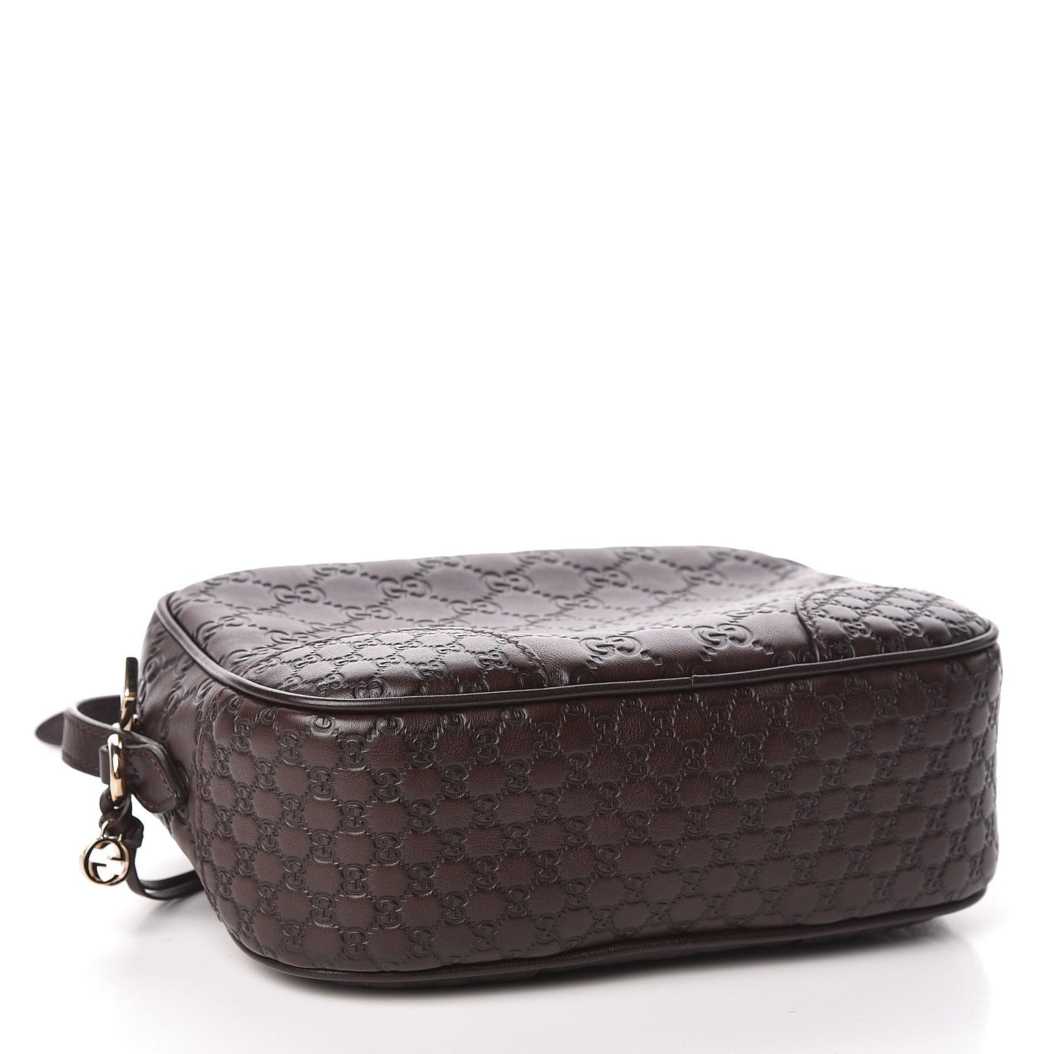 Gucci Guccissima Mini Bree Messenger Bag Chocolate 4 of 10