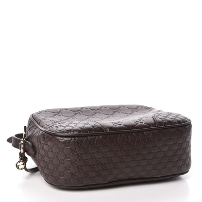 Gucci Guccissima Mini Bree Messenger Bag Chocolate 4 of 10