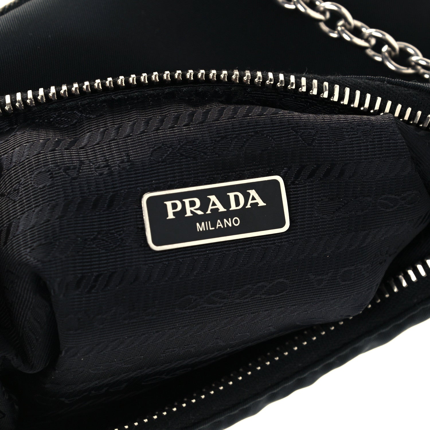 Prada Nylon Re-Edition 2005 Shoulder Bag Black 6 of 12