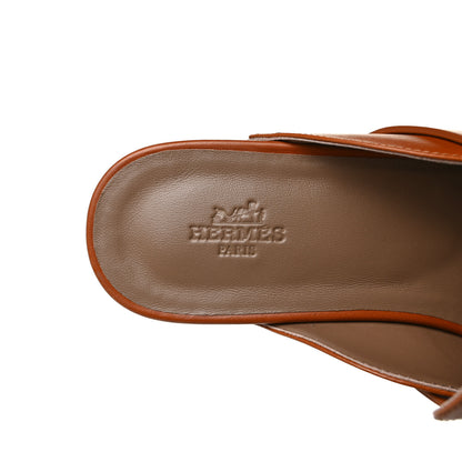 Hermes Calfskin Calya Mules 37 Naturel 5 of 8