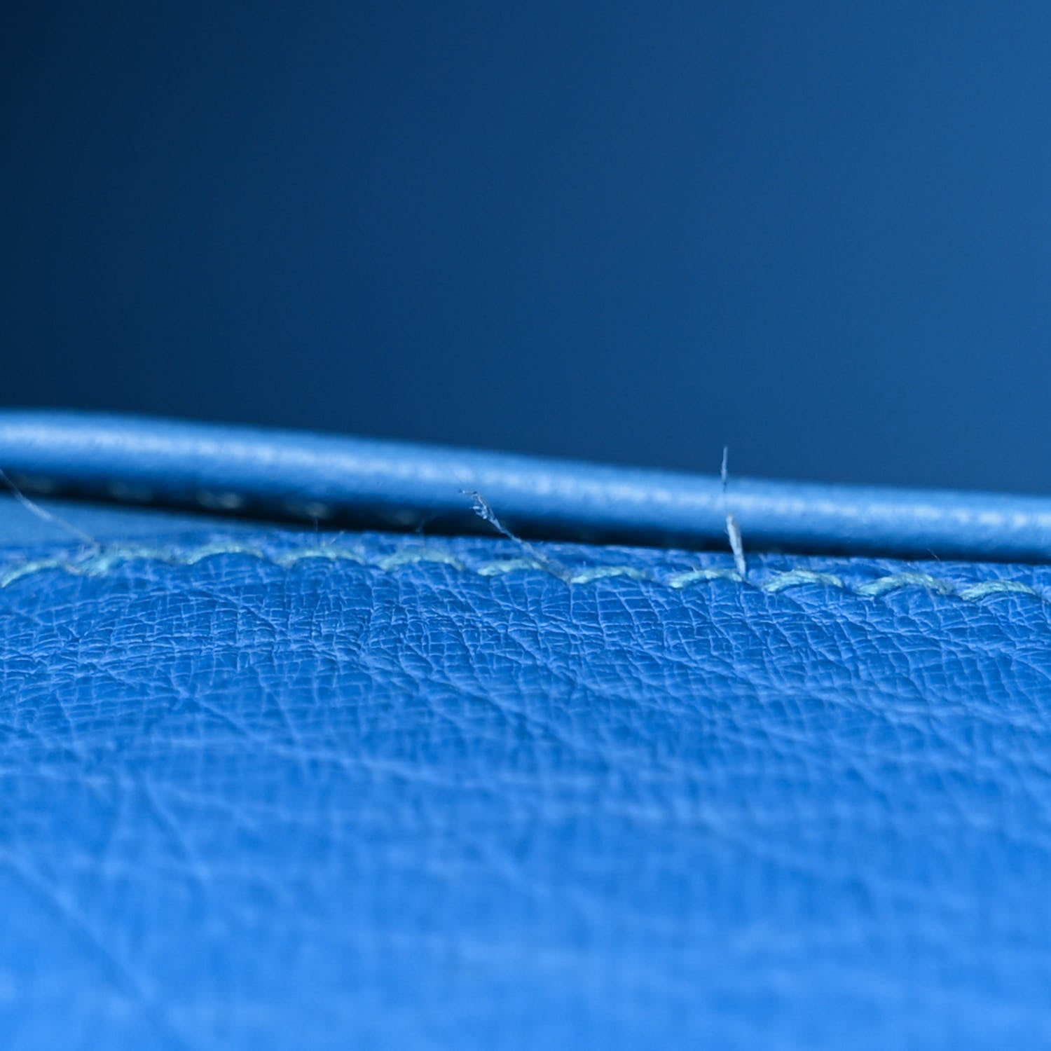 Hermes Ostrich Kelly Pochette Clutch Bleuet 14 of 14