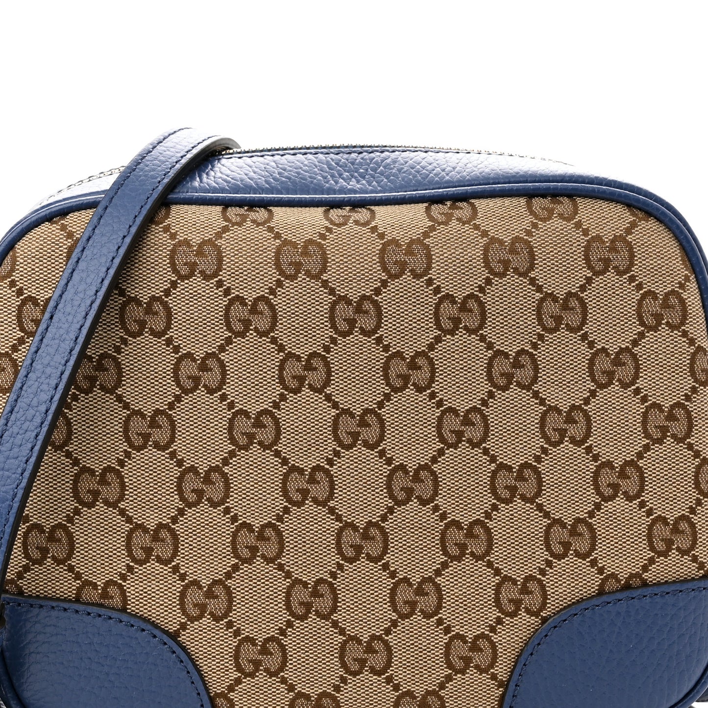 Monogram Dollar Calfskin Mini Bree Messenger Bag Beige Ebony Caspian