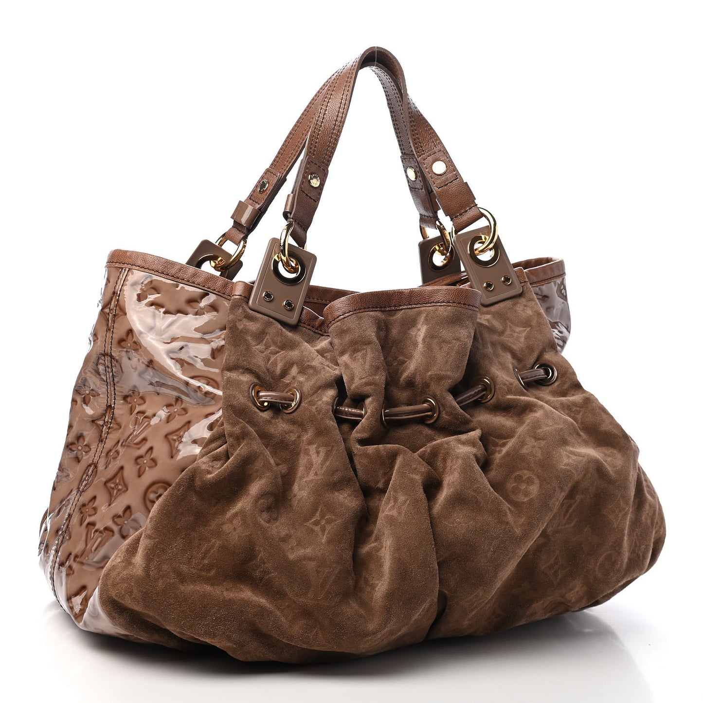 Suede Patent Monogram Irene Brown