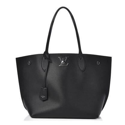 Louis Vuitton Calfskin Lockme Go Tote Black 1 of 11