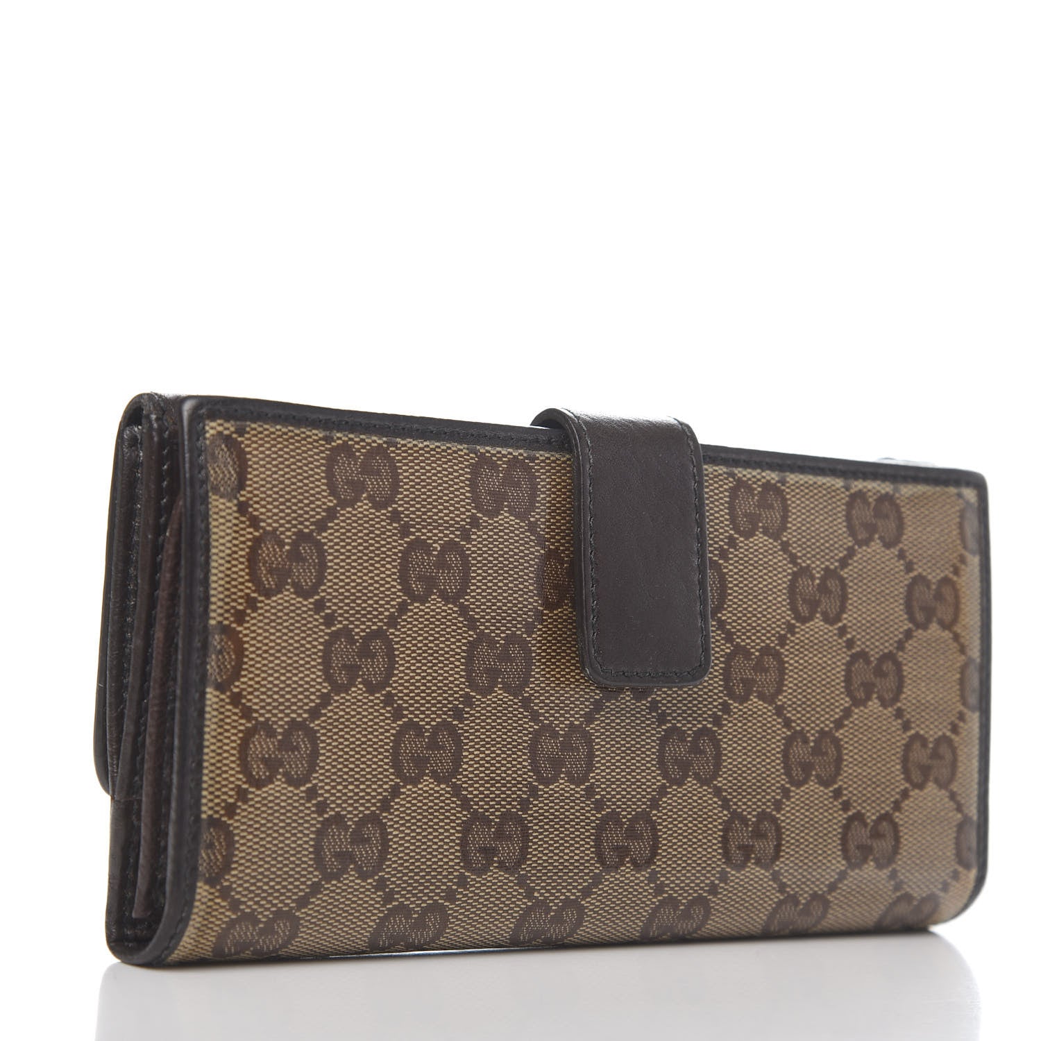 Gucci Crystal Monogram Continental Charmy Wallet Brown 3 of 8
