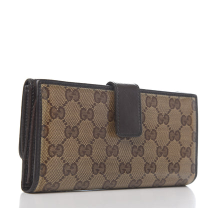 Gucci Crystal Monogram Continental Charmy Wallet Brown 3 of 8