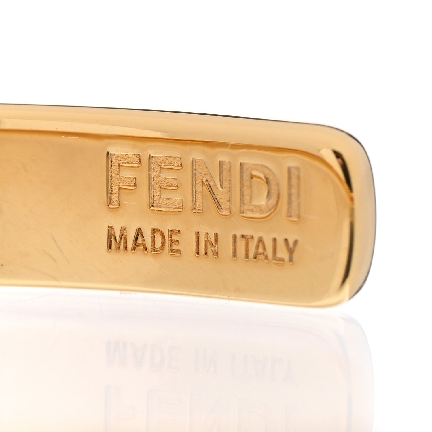 Fendi Metal Crystal F Is Fendi Bracelet S Gold 5 of 7