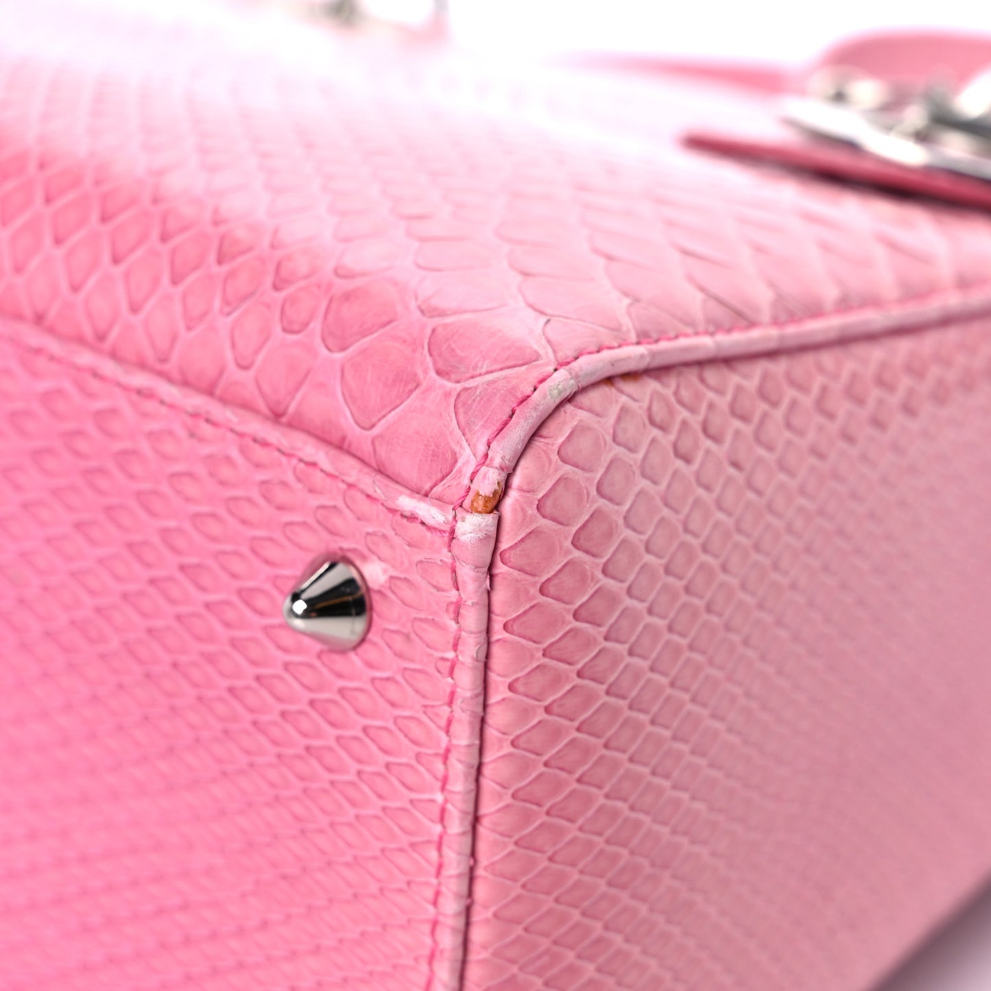 Python Medium Lady Dior Pink