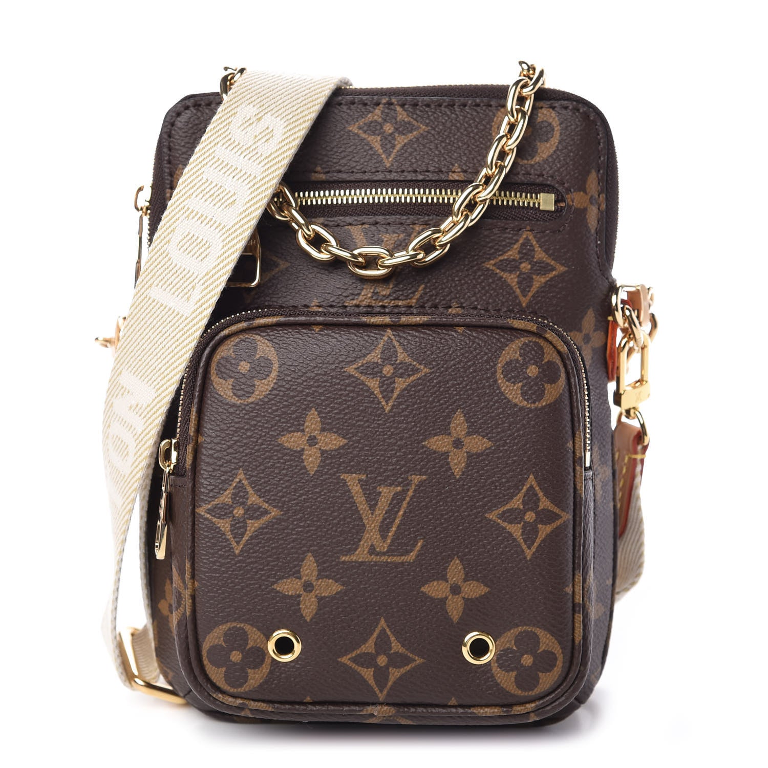 Louis Vuitton ユーティリティ フォンポケット モノグラム Louis Vuitton Utility Phone Sleeve Monogram in Coated Canvas