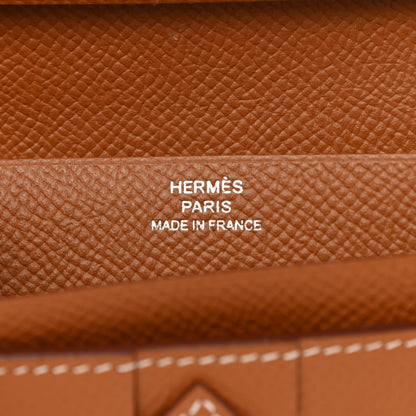 Hermes Epsom Bearn Gusset Wallet Gold 6 of 8