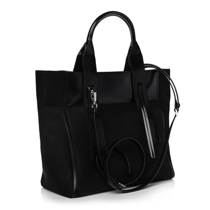 Prada Tessuto Nylon Spazzolato Small Ouverture Top Handle Bag Black 2 of 11