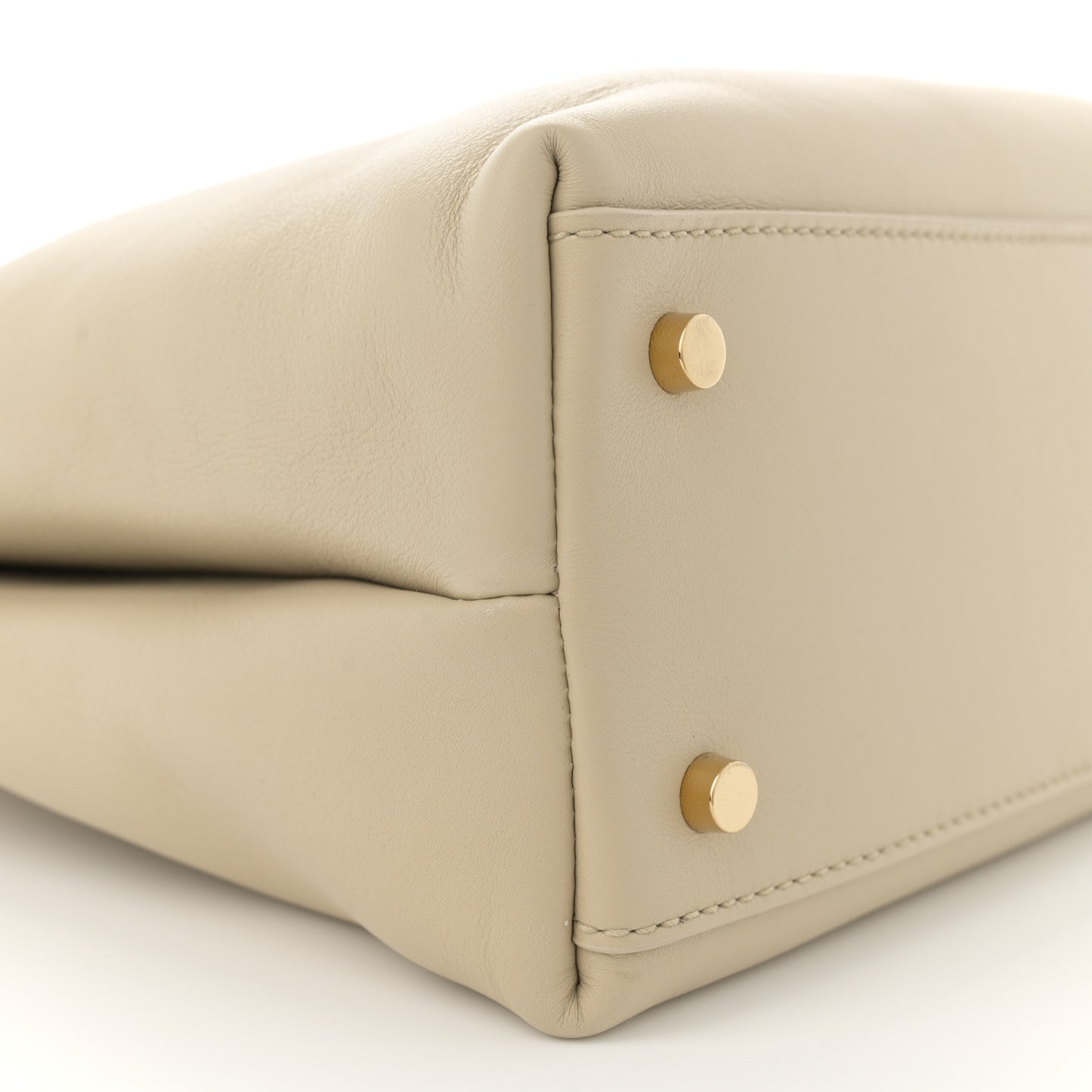 Silky Calfskin Medium Andiamo Shoulder Bag Butterscotch