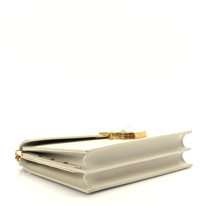 Saint Laurent Smooth Calfskin Monogram Cassandra Clasp Bag Crema Soft 4 of 11