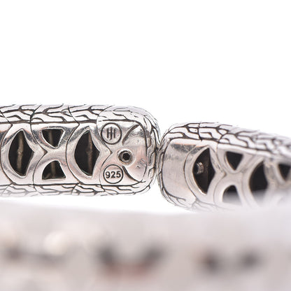John Hardy Sterling Silver Enamel Slim Flex Naga Cuff Bracelet White 4 of 4