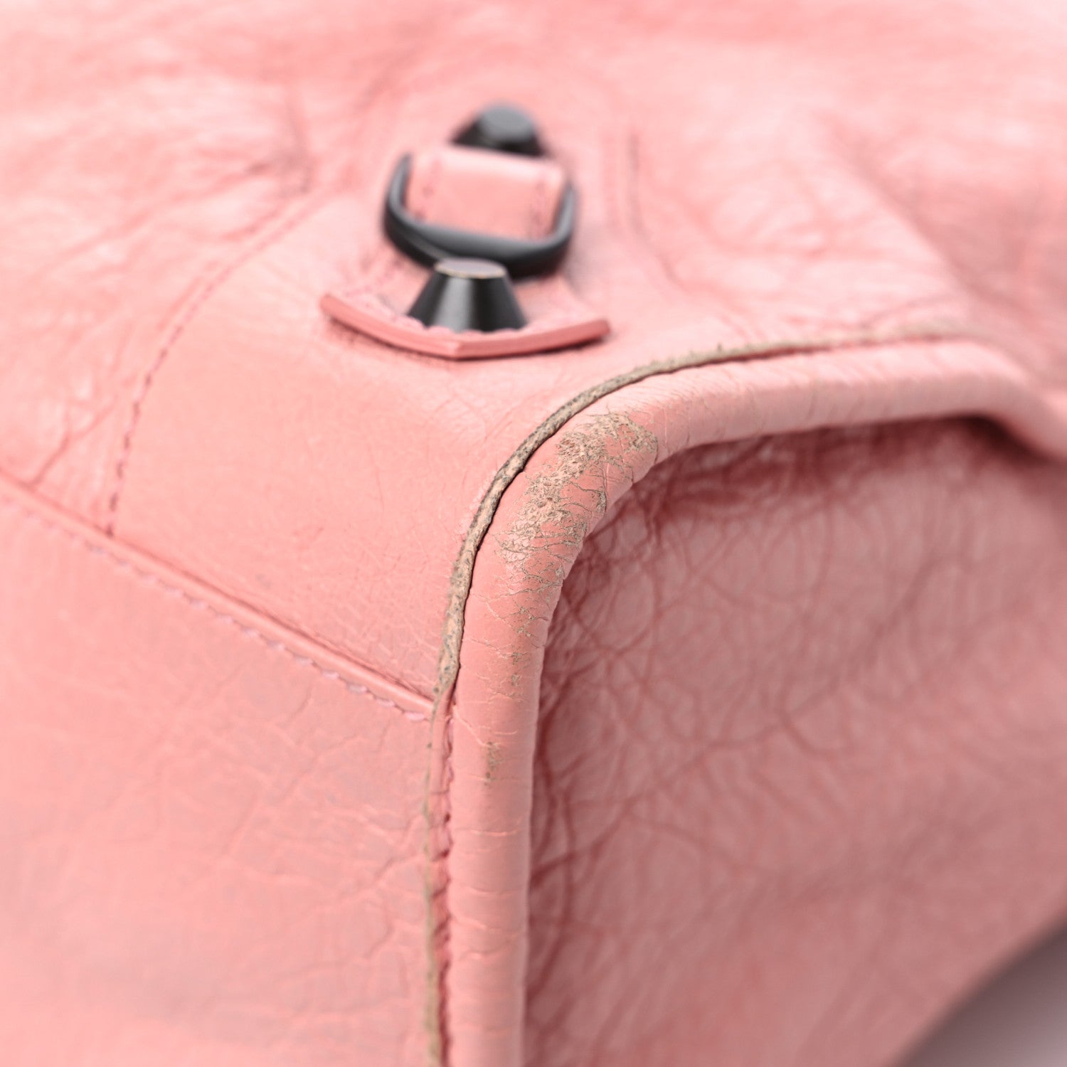 Balenciaga Agneau Classic Hardware City Rose Peche 9 of 14