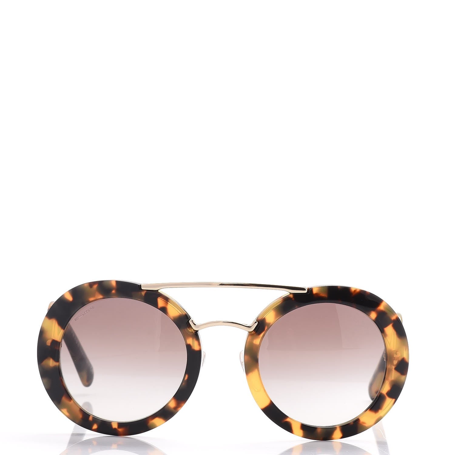 Prada Baroque Sunglasses SPR 13S Havana 2 of 9