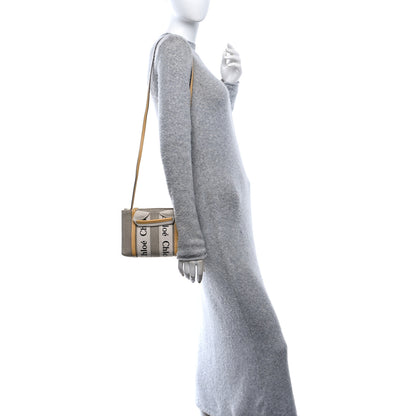 Chloe Cotton Calfskin Mini Woody Ribbon Tote Honey Gold 2 of 10