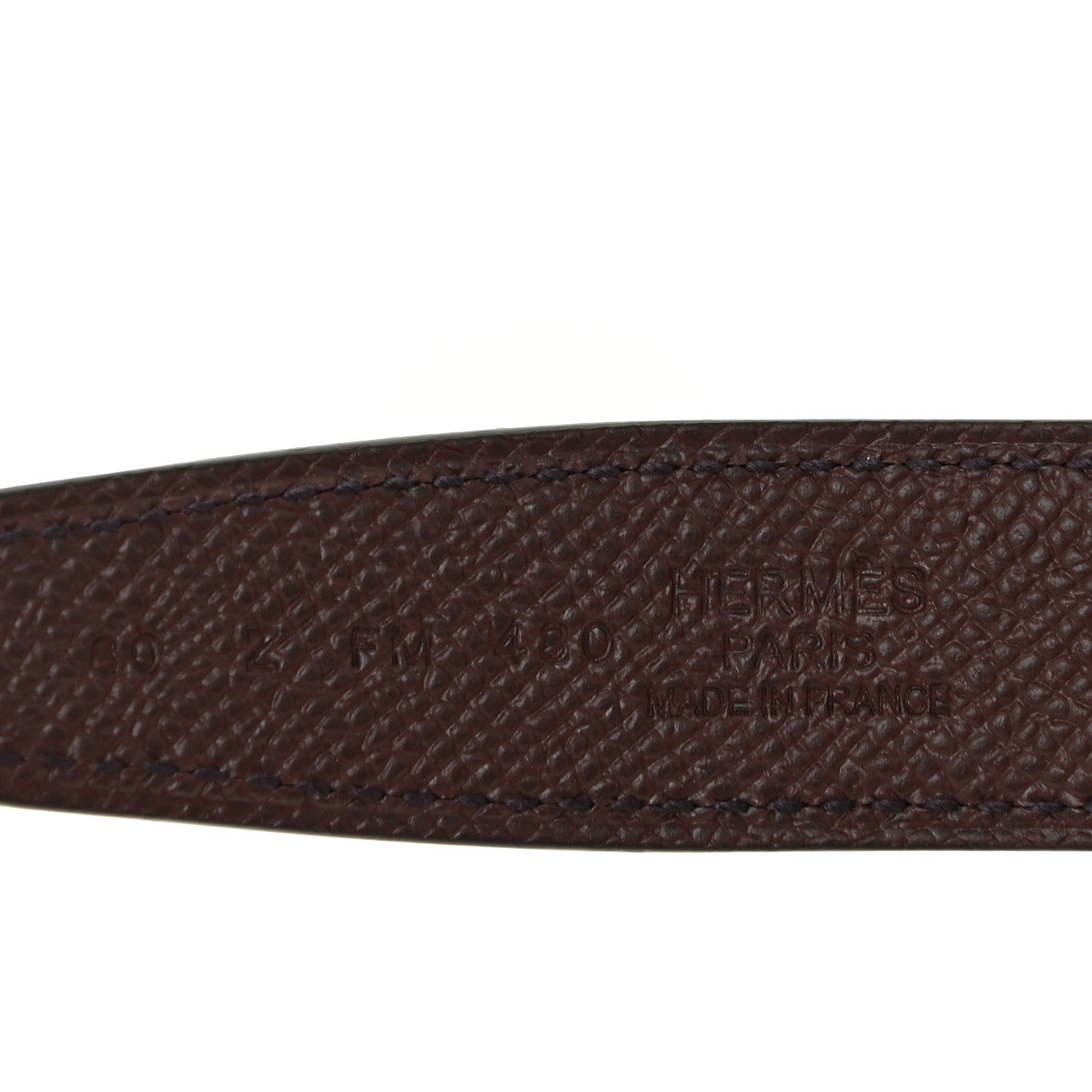 Hermes Swift Epsom 24mm Constance H Belt 80 Mauve Sylvestre Rouge Sellier 4 of 7