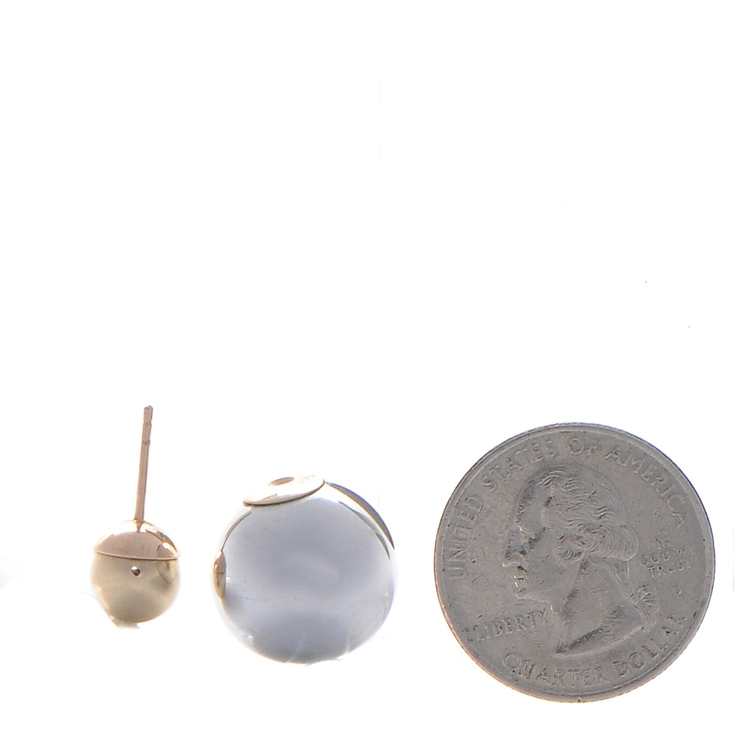 Christian Dior Mise En Dior Tribal Earrings Silver Gold 2 of 5