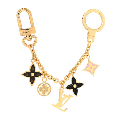 Louis Vuitton Monogram Spring Street Bag Charm Key Holder Gold 1 of 4