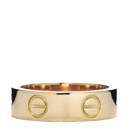 Cartier 18K Yellow Gold 5.5mm LOVE Ring 52 6 3 of 7