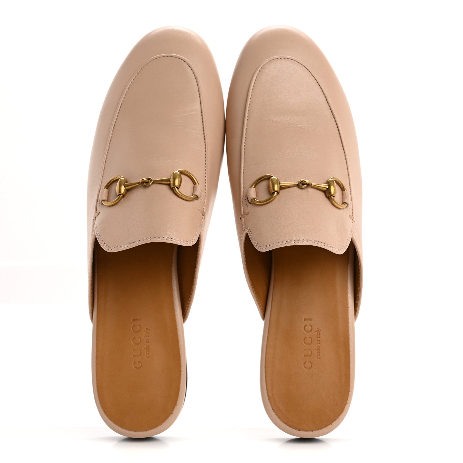 Gucci Malaga Kid Womens Princetown Slippers 37 Skin Rose 2 of 13
